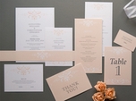 beautiful classic wedding thank you note