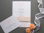 beautiful elegant wedding rsvp card