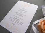 beautiful vintage save the date card