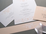 classic beautiful wedding rsvp card