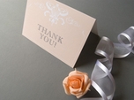 classic elegant thank you card