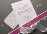 elegant modern wedding invite