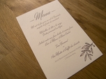 french provence wedding menu