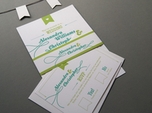 gorgeous bold wedding invitation wrapper