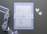 lovely chic wedding invitation wrapper