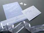 lovely whimsical wedding invitation