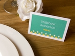 Sweet modern wedding place card