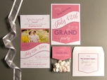 romantic custom wedding paper goods