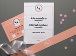 vintage classic wedding invitation wrapper